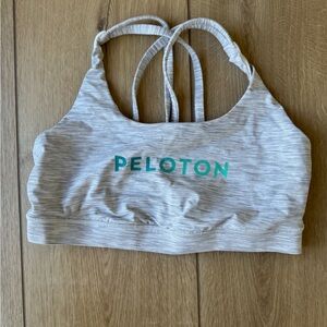 Peloton x Lululemon Energy Bra - gray white size 10